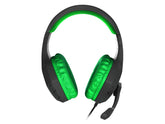 Auriculares gaming genesis argon 200 mini jack verdes